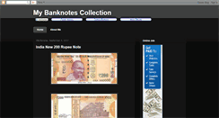 Desktop Screenshot of ganesh-mybanknotes.blogspot.com