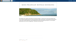 Desktop Screenshot of kohphanganhotelsbooking.blogspot.com