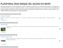 Tablet Screenshot of plataformaparqueenrenfe.blogspot.com