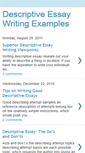 Mobile Screenshot of descriptive-essay-writing-examples.blogspot.com