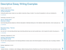 Tablet Screenshot of descriptive-essay-writing-examples.blogspot.com