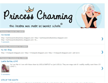 Tablet Screenshot of princesscharming1.blogspot.com