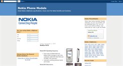 Desktop Screenshot of nokia-phonemodels.blogspot.com