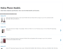 Tablet Screenshot of nokia-phonemodels.blogspot.com