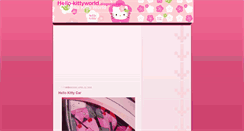 Desktop Screenshot of hello-kittyworld.blogspot.com