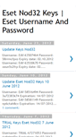 Mobile Screenshot of nod32esetpassword.blogspot.com
