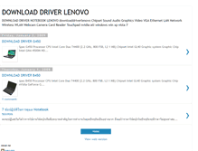 Tablet Screenshot of downloaddriverlenovo.blogspot.com