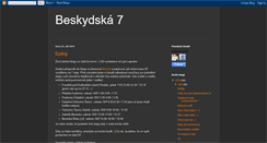 Desktop Screenshot of beskydska7.blogspot.com