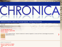 Tablet Screenshot of chronica-libri.blogspot.com