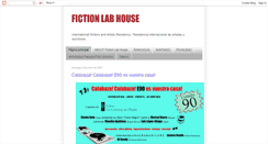 Desktop Screenshot of fictionlabhouse.blogspot.com