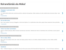 Tablet Screenshot of miska-ajatus.blogspot.com