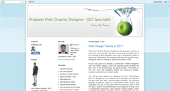 Desktop Screenshot of prajeesh-webdesigner.blogspot.com