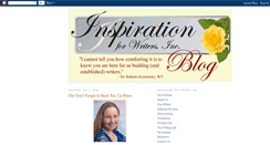 Desktop Screenshot of inspiration4writers.blogspot.com