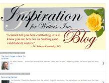 Tablet Screenshot of inspiration4writers.blogspot.com