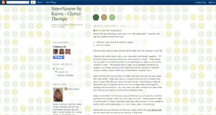 Desktop Screenshot of cluttertherapybykaren.blogspot.com