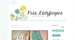 Desktop Screenshot of missladyfingers.blogspot.com
