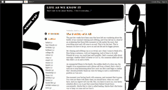 Desktop Screenshot of mayuri-lifeasweknowit.blogspot.com