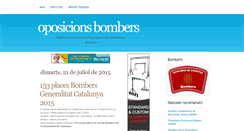 Desktop Screenshot of oposicionsbombers.blogspot.com