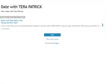 Tablet Screenshot of date-with-tera-patrick.blogspot.com