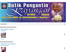 Tablet Screenshot of kayangan-bridal.blogspot.com