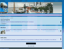 Tablet Screenshot of alcaldiadeguayaquil.blogspot.com