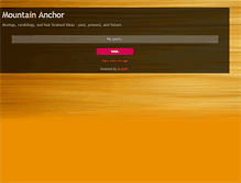 Tablet Screenshot of mountainanchor.blogspot.com