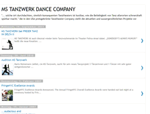 Tablet Screenshot of dance-theatre.blogspot.com