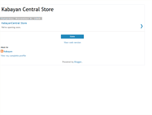 Tablet Screenshot of kabayancentralstore.blogspot.com