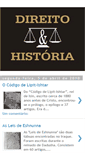 Mobile Screenshot of historiadodireitounesp.blogspot.com