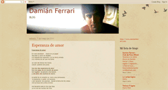 Desktop Screenshot of damianferrarimusic.blogspot.com