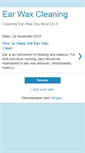 Mobile Screenshot of earwaxcleaning.blogspot.com