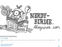 Tablet Screenshot of nerdy-birdie.blogspot.com
