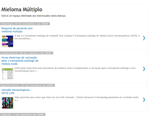 Tablet Screenshot of mieloma-multiplo.blogspot.com