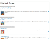 Tablet Screenshot of kidsbookreview.blogspot.com