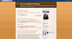 Desktop Screenshot of lifelovereligion.blogspot.com