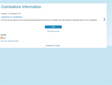 Tablet Screenshot of coimbatore-info.blogspot.com