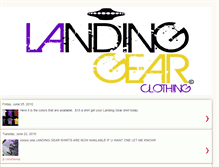 Tablet Screenshot of landinggearclothing.blogspot.com