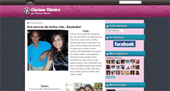 Desktop Screenshot of clarianeoliveira.blogspot.com