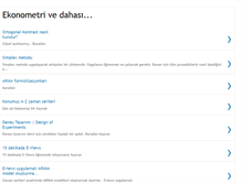 Tablet Screenshot of ekonometrivedahasi.blogspot.com