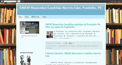 Desktop Screenshot of escolamonsenhorlandelino.blogspot.com