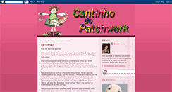Desktop Screenshot of cantinhopatchwork.blogspot.com