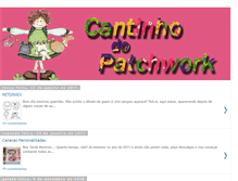 Tablet Screenshot of cantinhopatchwork.blogspot.com