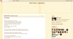 Desktop Screenshot of abrindojanelas.blogspot.com