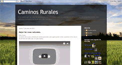 Desktop Screenshot of caminosrurales.blogspot.com