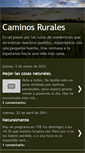 Mobile Screenshot of caminosrurales.blogspot.com