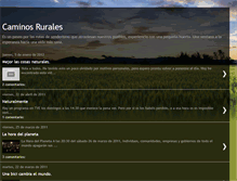 Tablet Screenshot of caminosrurales.blogspot.com