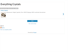 Tablet Screenshot of ckcrystal.blogspot.com