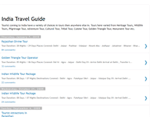 Tablet Screenshot of indiatravelsguide.blogspot.com