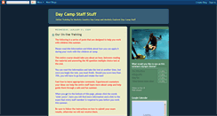 Desktop Screenshot of campstaffstuff.blogspot.com