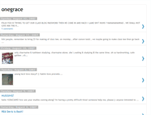 Tablet Screenshot of onegracians.blogspot.com